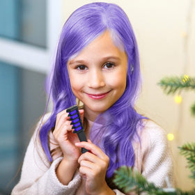 MSDADA Hair Chalk Comb on a table with other hair accessories