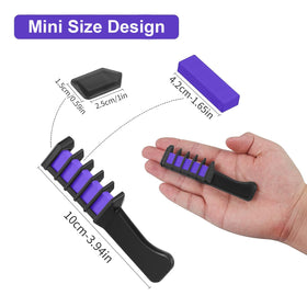 MSDADA Hair Chalk Comb packaging with instructions
