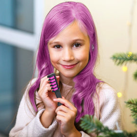 MSDADA Hair Chalk Comb set against a party background