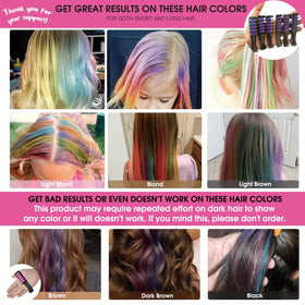 MSDADA Hair Chalk Comb showing the comb applicator