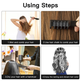 MSDADA Hair Chalk Comb with packaging