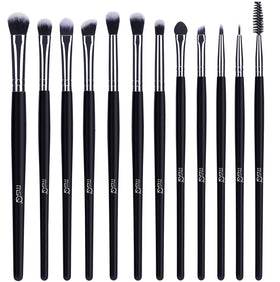 MSQ Eye Makeup Brushes Set 12pcs with longer handles