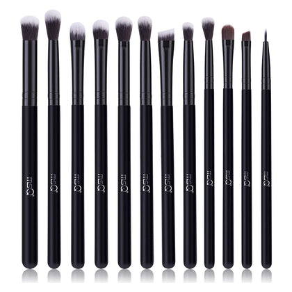 MSQ Eye Makeup Brushes Set 12pcs with soft synthetic hairs