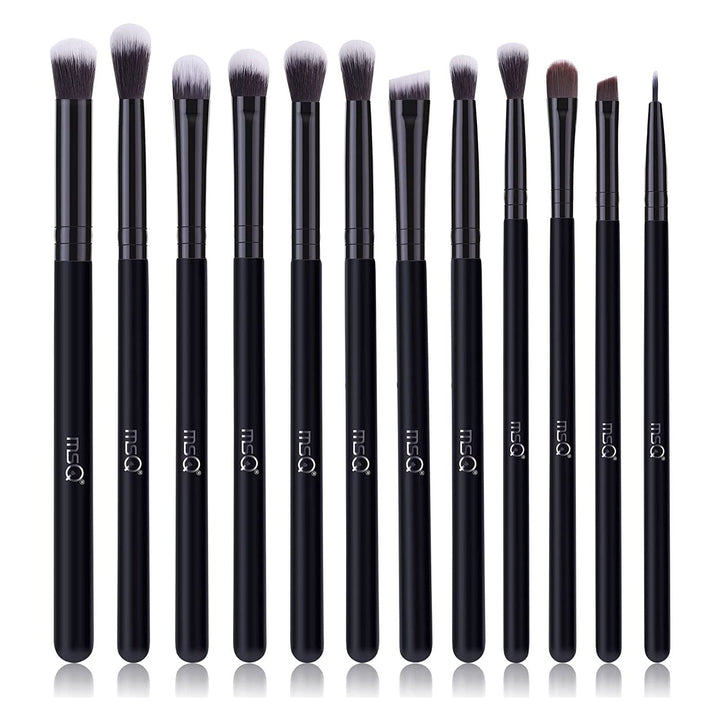 MSQ Eye Makeup Brushes Set 12pcs with soft synthetic hairs