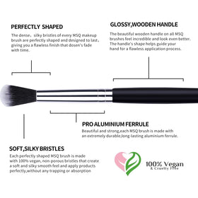 MSQ eyeliner brush with a slender design