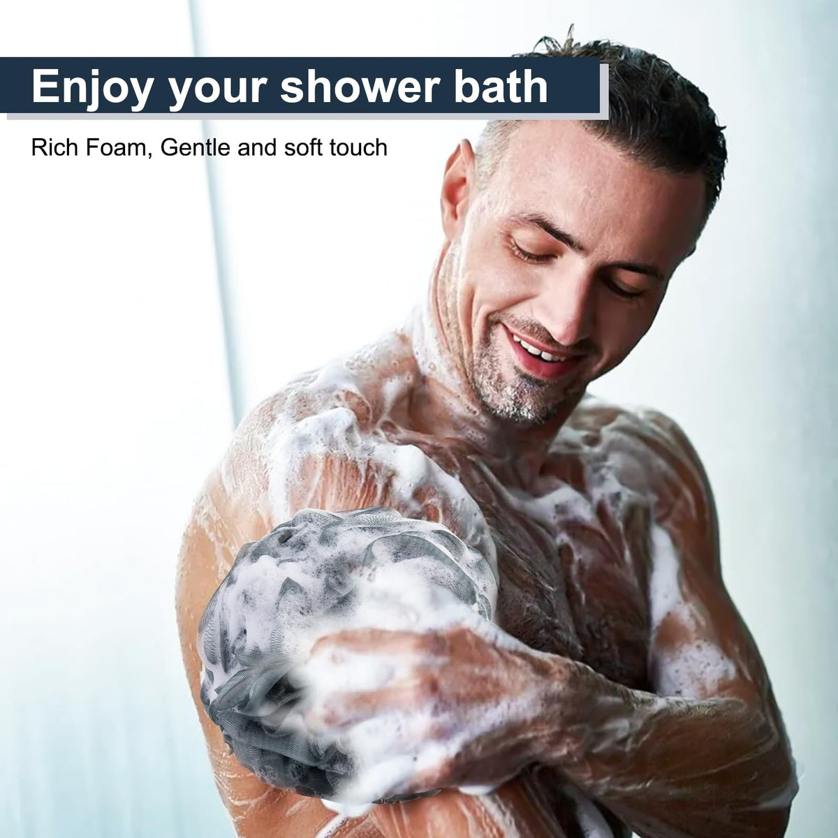 MTDLYICE loofah sponge in shower setting