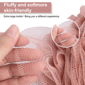 MTDLYICE loofah sponge in use during shower