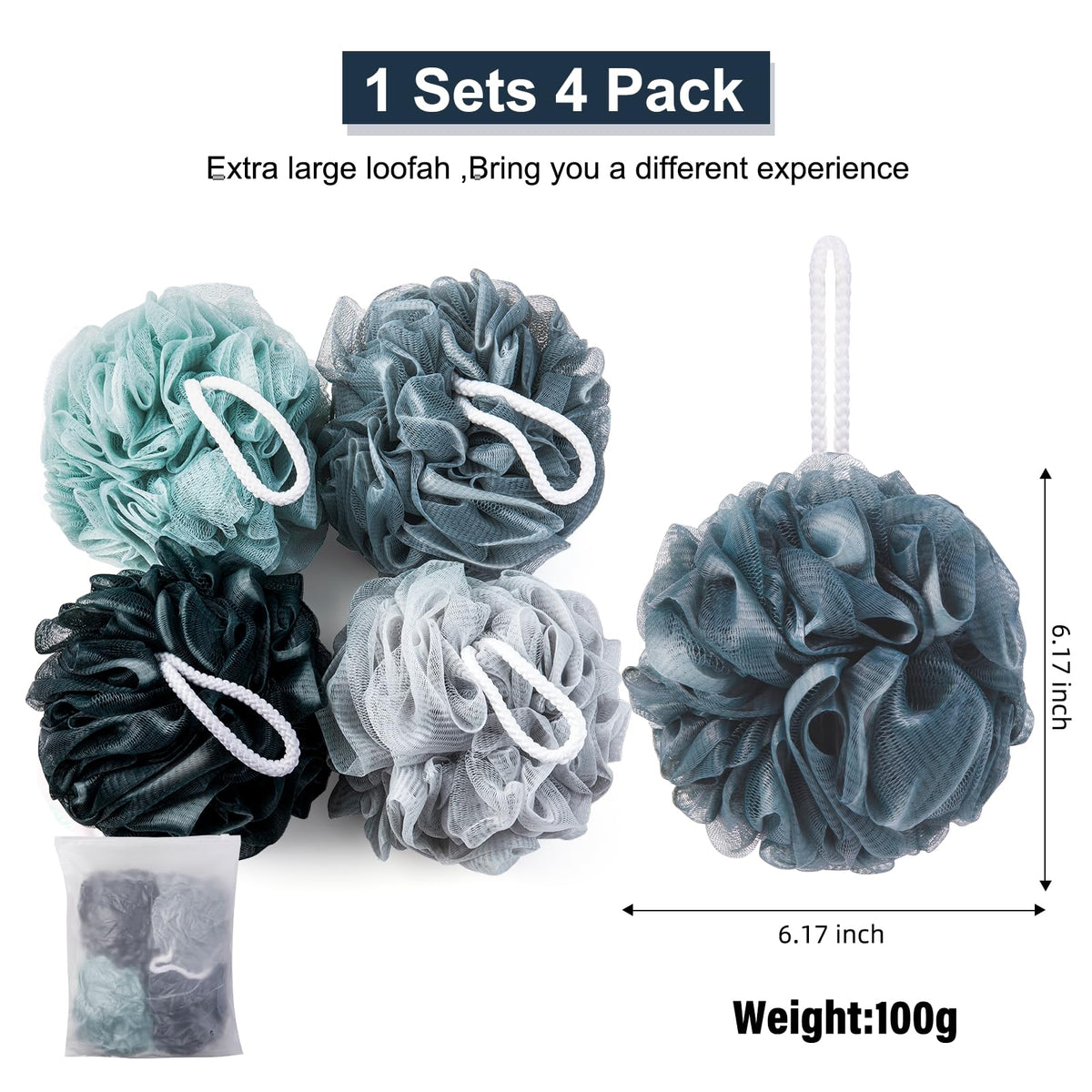 MTDLYICE loofah sponge soft mesh texture close-up