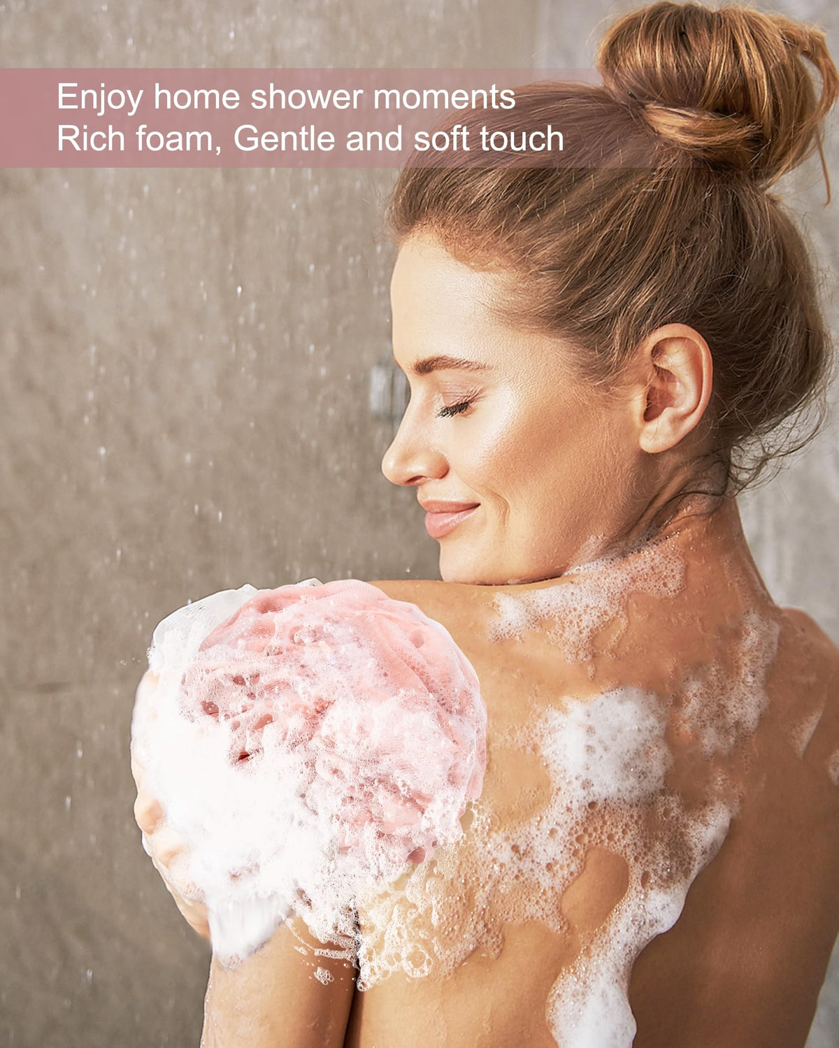 MTDLYICE XXL Large Loofah Sponge 100g packaging display