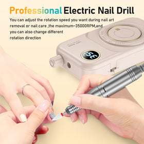 mUGLE nail drill in pink present box