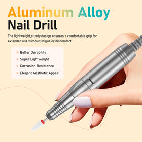 mUGLE nail drill with accessories laid out