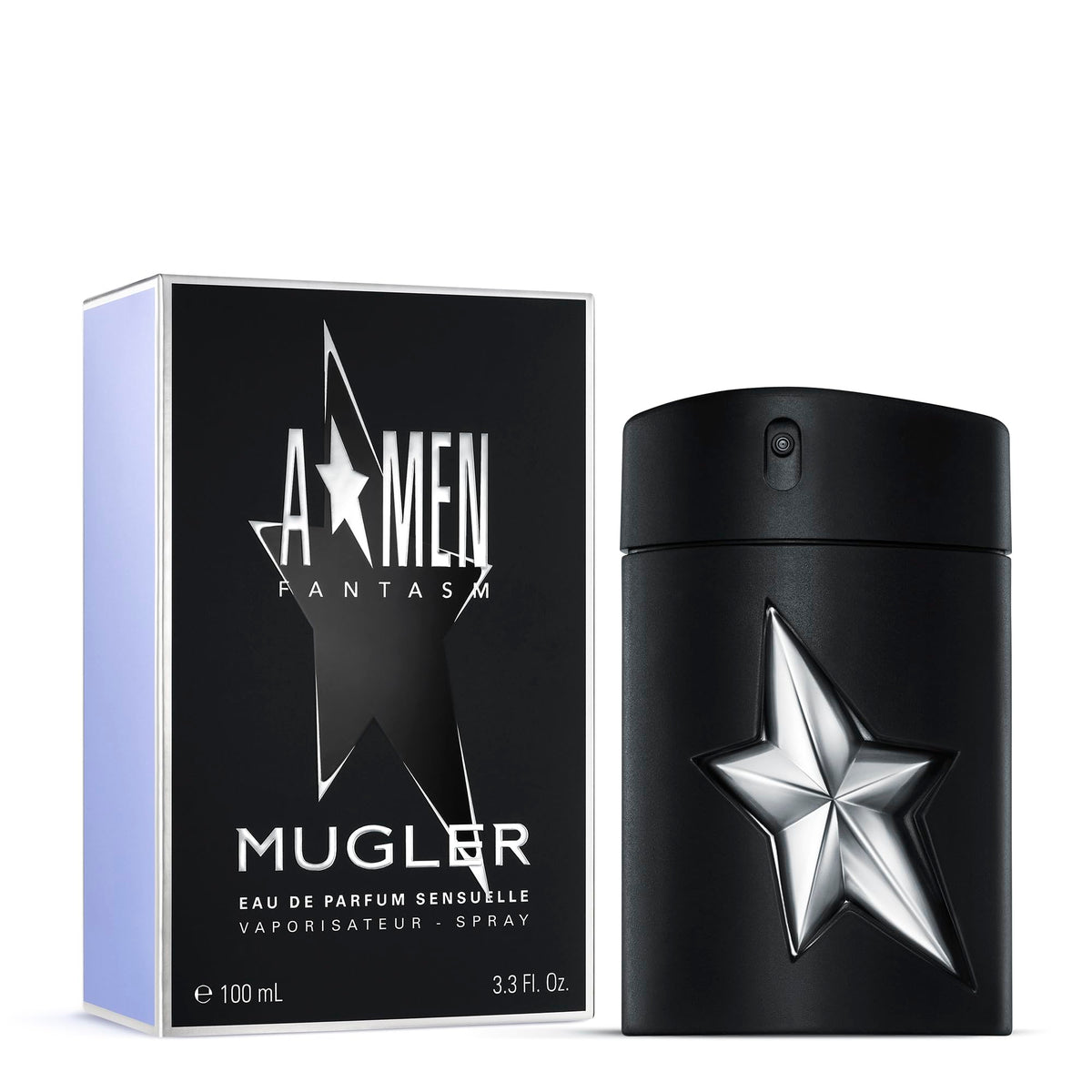 Mugler A*Men Fantasm Eau de Parfum bottle with rubber flask