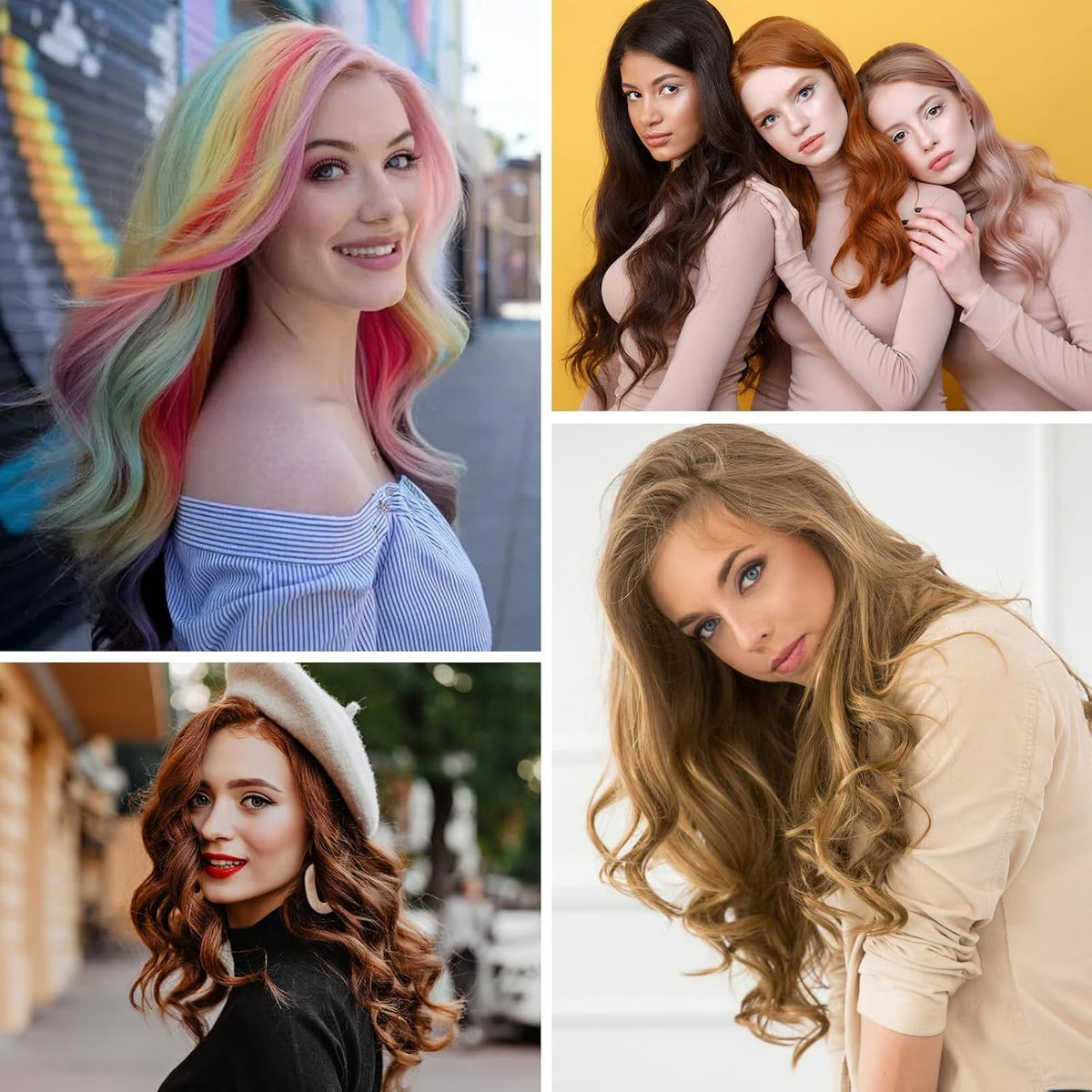 MUIIGOOD U Shape wig clip in use on a hair extension