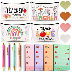 MUKOSEL Teacher Appreciation Gifts Set 16Pcs with cosmetic bags
