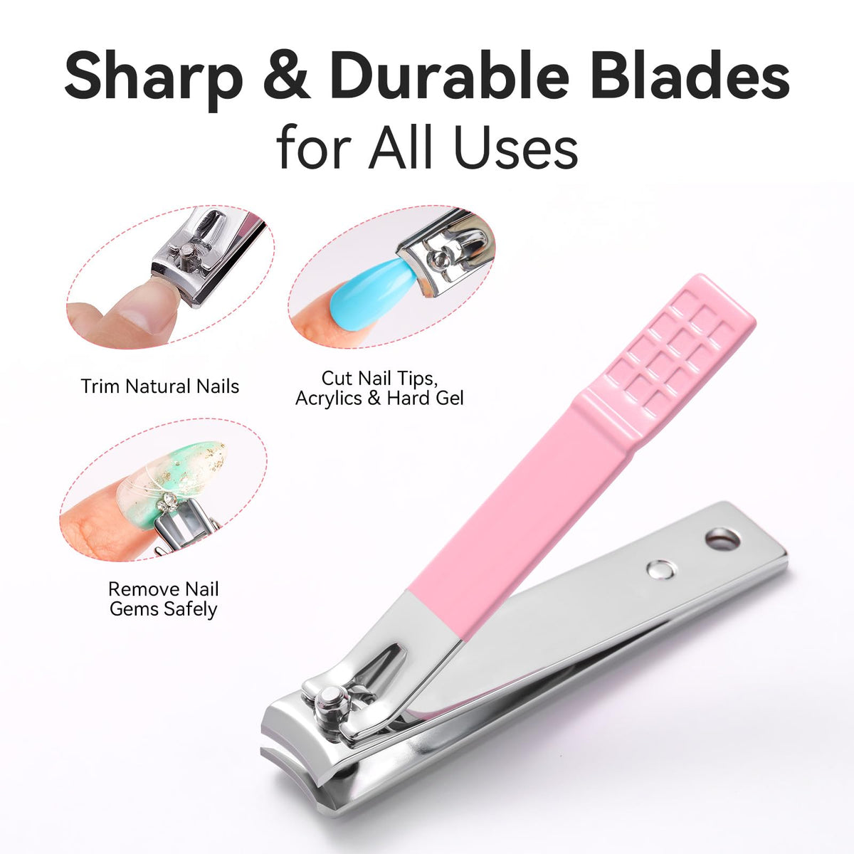 Multi-function scraper for gel and cuticle removal