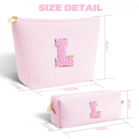Multi-layered line design of the Btffitting makeup bag