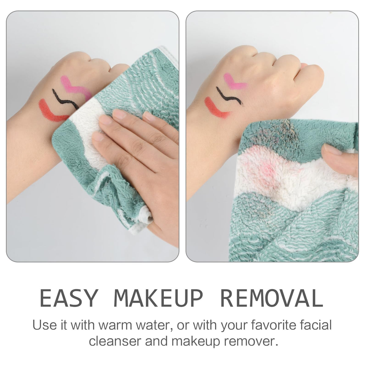 Multi-purpose use of SINLAND face towels in a gym setting