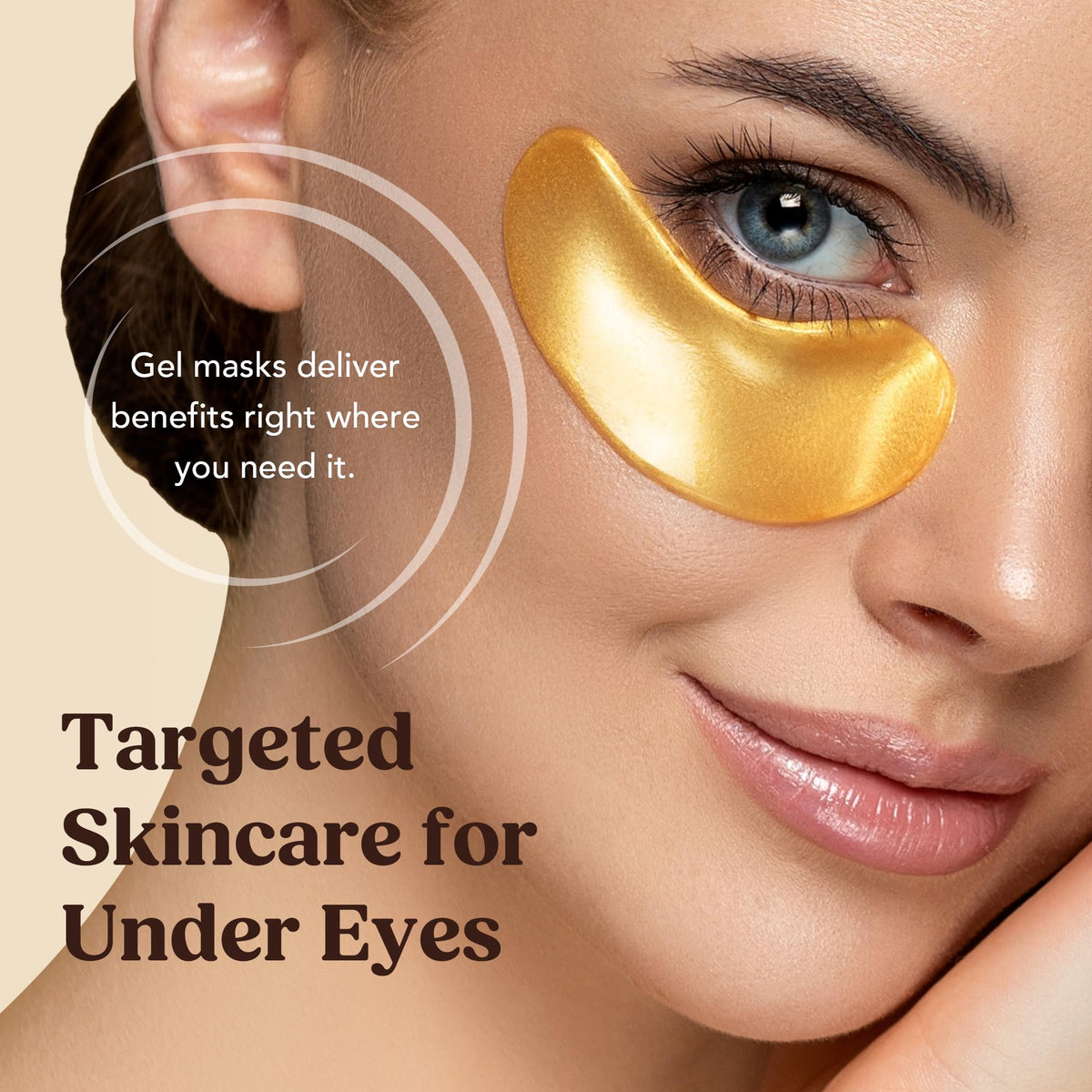 Multiple DERMORA Golden Glow Under Eye Patches displayed