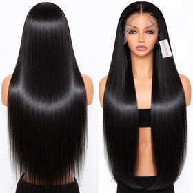 MUNONG 30 Inch Straight Lace Front Wig side view
