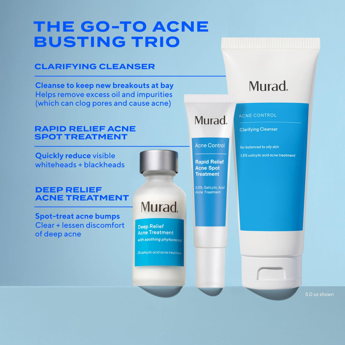 Murad Acne Control Clarifying Cleanser 2 Fl Oz side view