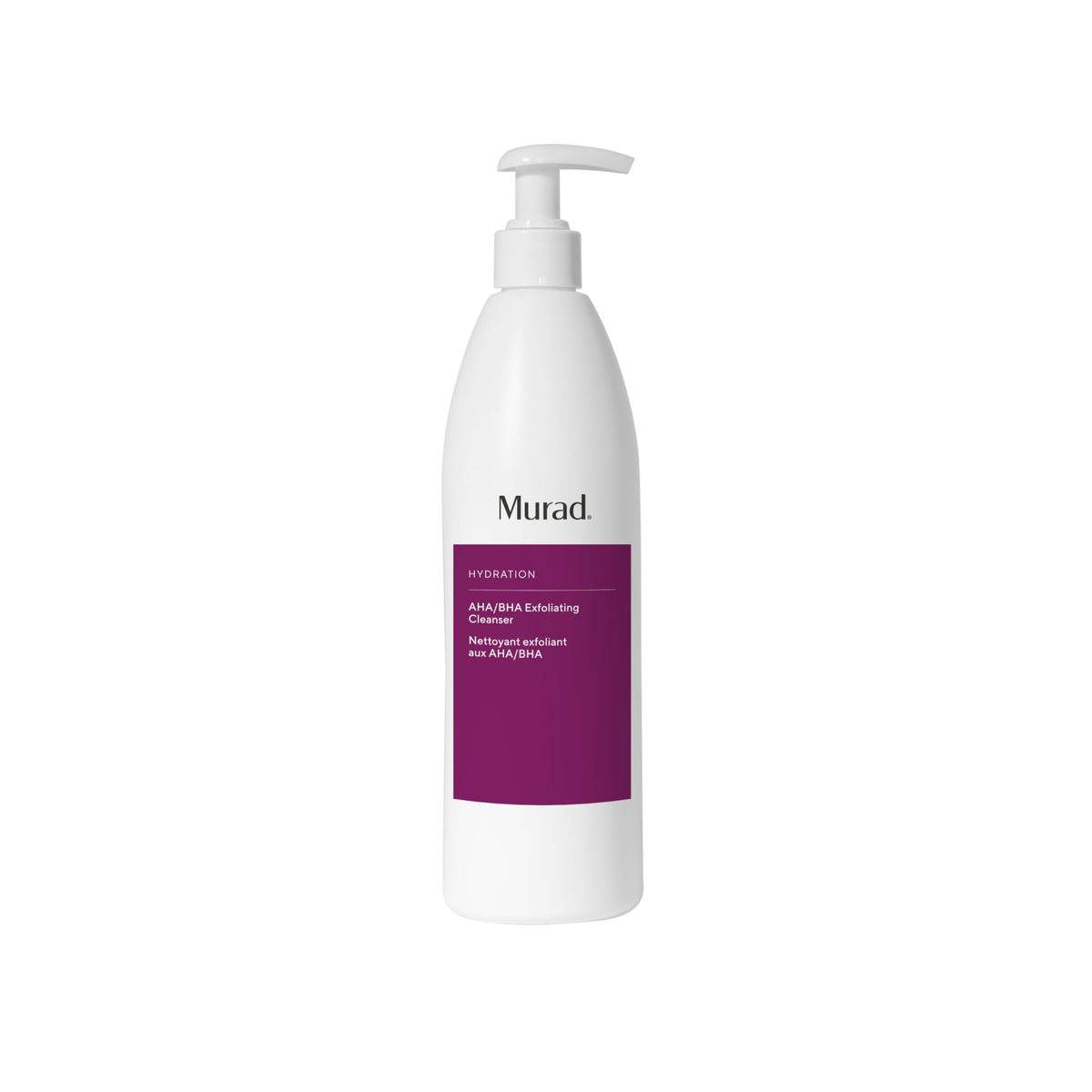 Murad AHA/BHA Exfoliating Cleanser 16.9 Fl Oz front view