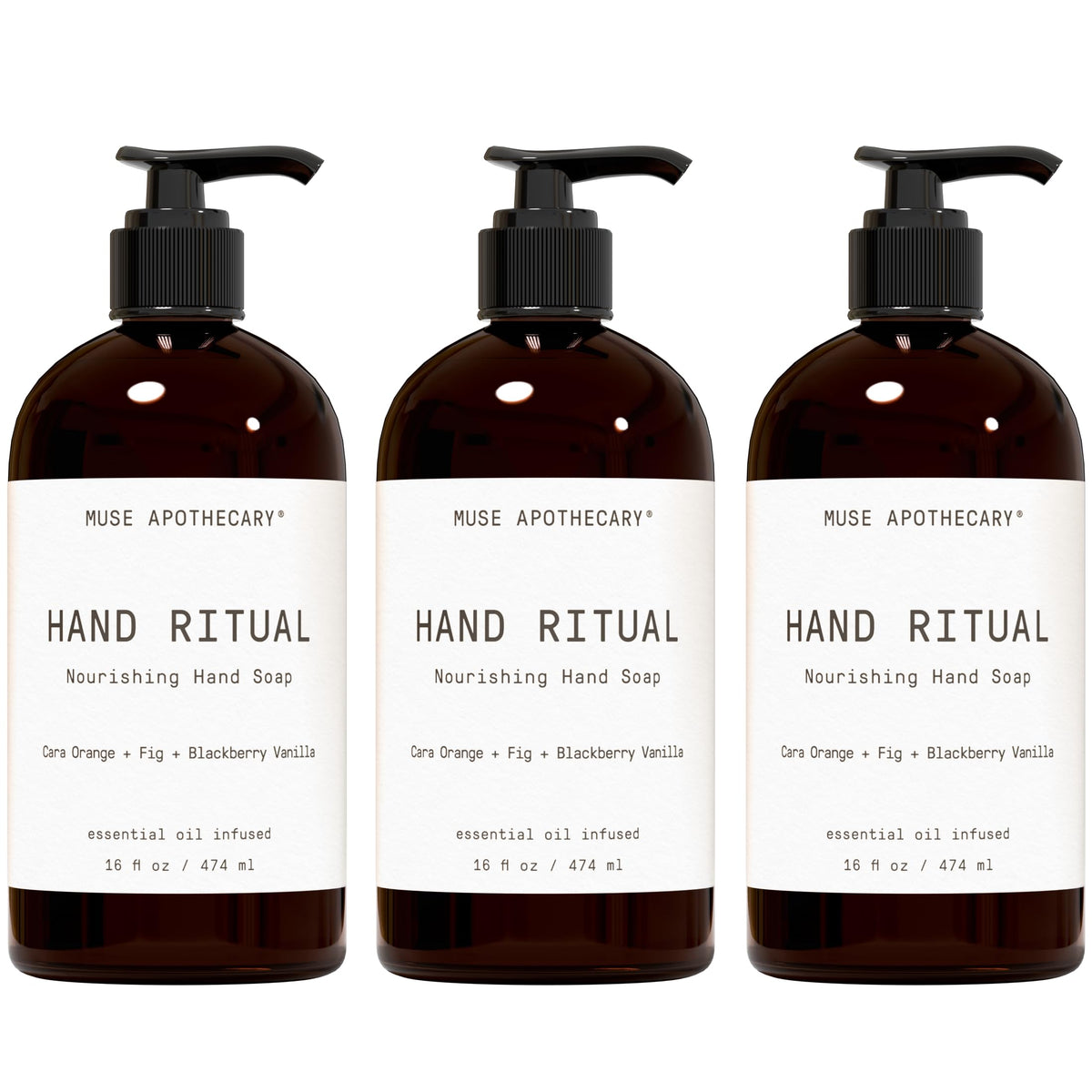 Muse Apothecary Hand Ritual 16 oz hand soap front view