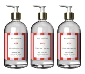 Muse Apothecary Hand Ritual 3 pack with Mandarin Rosè and Pink Pomelo