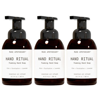 Muse Apothecary Hand Ritual foaming hand soap 11.5 oz front view
