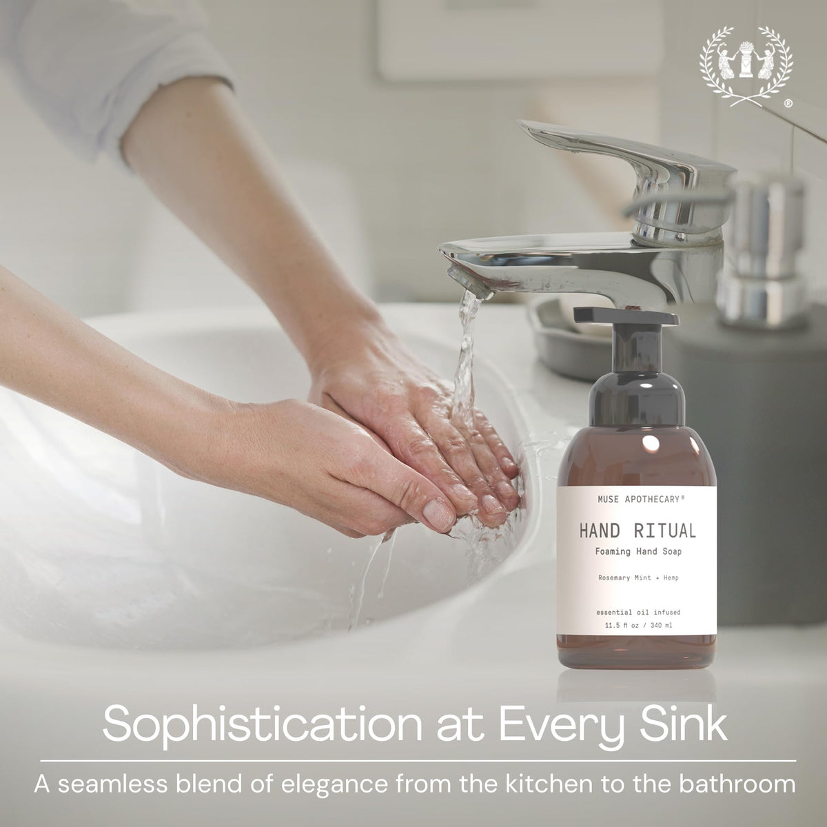 Muse Apothecary Hand Ritual foaming hand soap packaging
