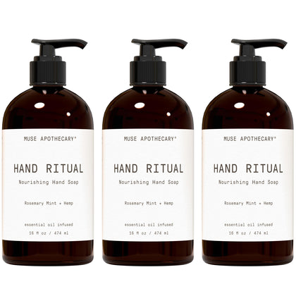 Muse Apothecary Hand Ritual Hand Soap 16 oz front view