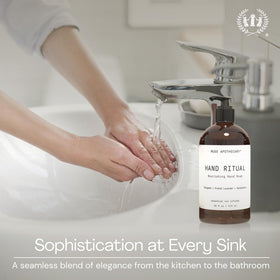 Muse Apothecary Hand Ritual hand soap in use