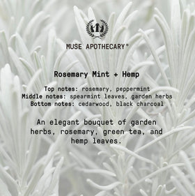 Muse Apothecary Hand Ritual Hand Soap ingredients list