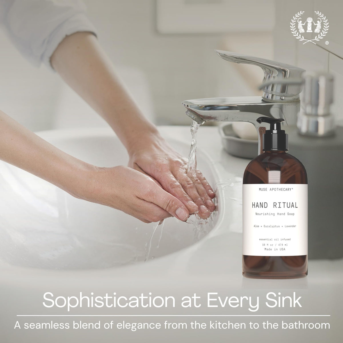 Muse Apothecary Hand Ritual Hand Soap packaging details