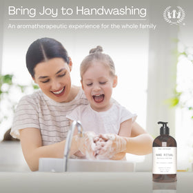 Muse Apothecary Hand Ritual soap in a bathroom setting