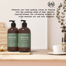 Muse Apothecary Hand Ritual Warm Cedar foamy lather