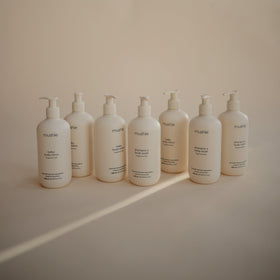 mushie Baby Shampoo & Body Wash bottle side view