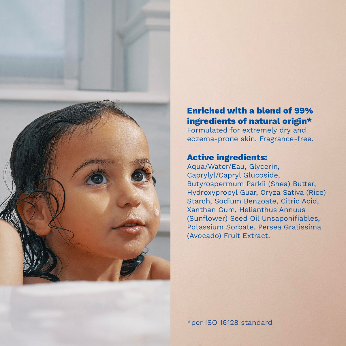 Mustela Stelatopia Cleansing Gel surrounded by baby care products