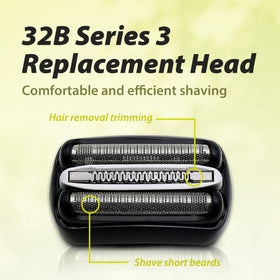Muyfguo 32B replacement head and cleaning brush