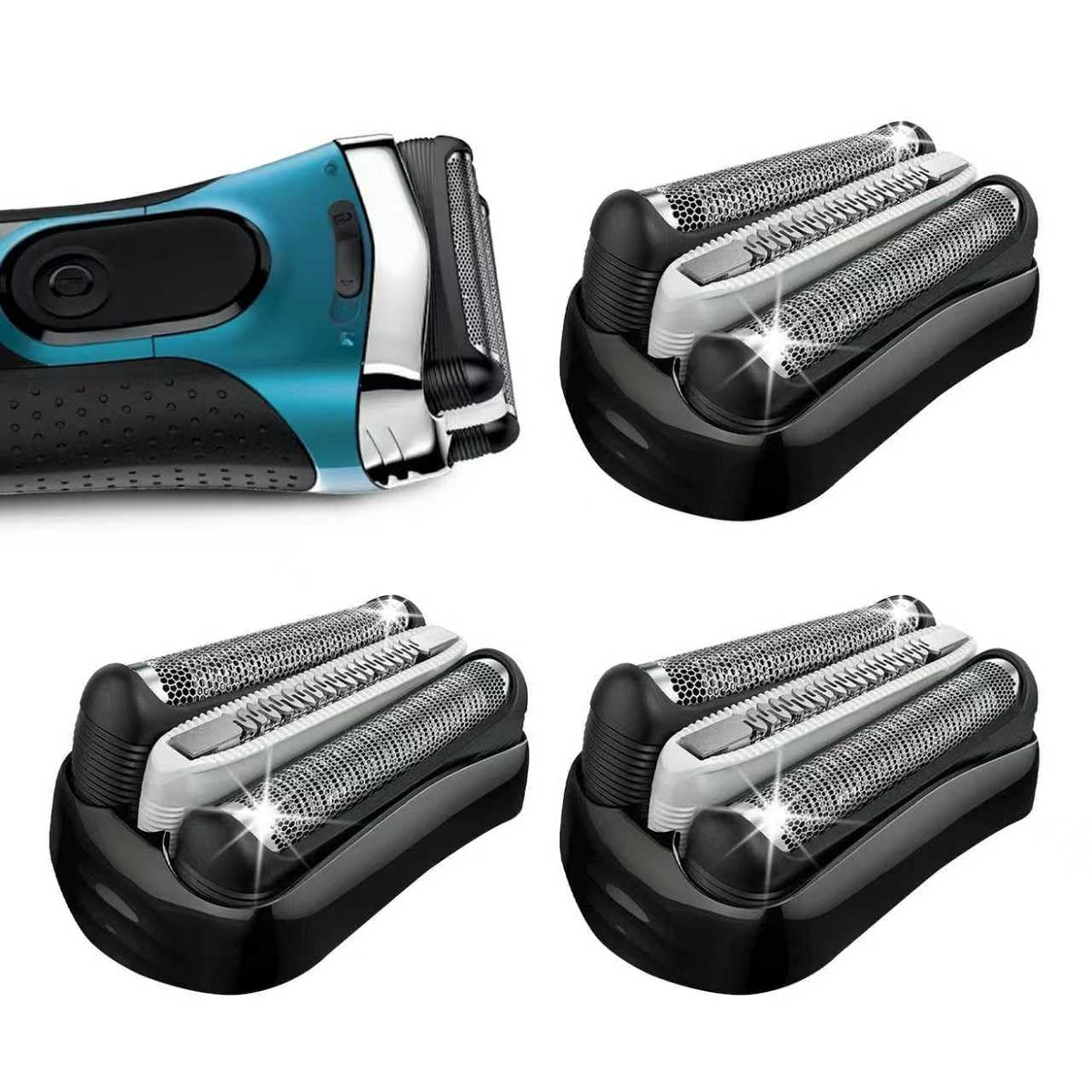 Muyfguo Electric Replacement Shaver Head front view