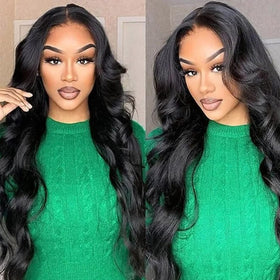 MUZOJET Glueless Body Wave Wig with styling options