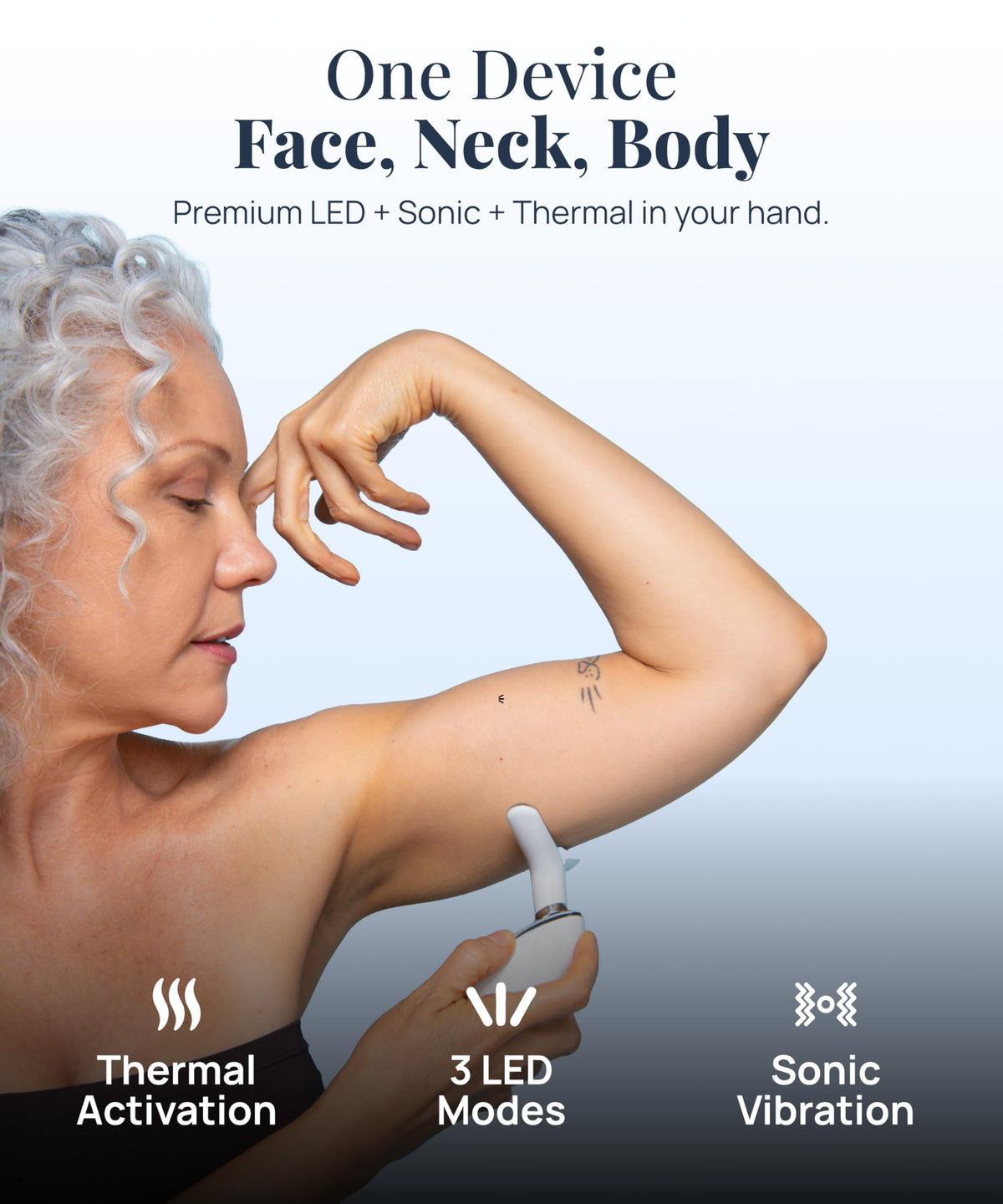 My Derma Dream Arm Sculpting Device side view showing controls
