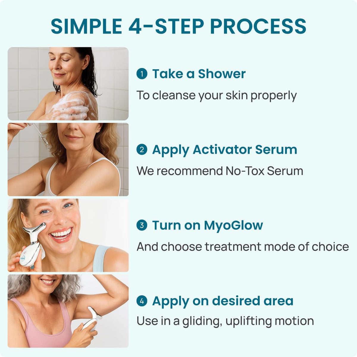 My Derma Dream MyoGlow and serum set displayed together