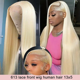 Myecool 30 Inch 613 Lace Front Wig back view