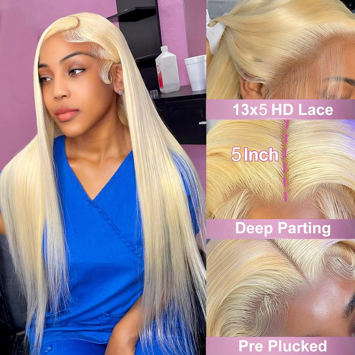 Myecool 30 Inch 613 Lace Front Wig side view