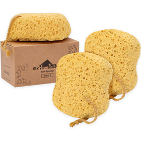 myHomeBody Bath Sponge large foam loofah front view