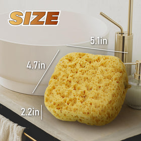 myHomeBody Bath Sponge soft texture close-up