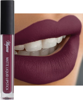 Mynena Hydrating Plum Matte Liquid Lipstick Viola front view