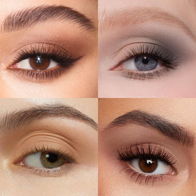 MYSTER ROSEY Neutral Eyeshadow Palette close-up of matte taupe shade