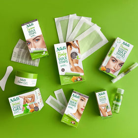 Nad's Facial Wax Strips demonstration on chin