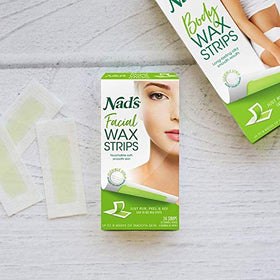 Nad's Facial Wax Strips for facial hair removal